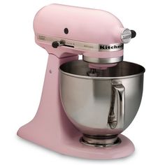 KitchenAid Artisan Stand Mixer Pink Kitchenaid Mixer, Pink Kitchen Appliances, Kitchenaid Artisan Stand Mixer, Mixer Attachments, Kitchenaid Artisan, Kitchenaid Stand Mixer, Kitchenware Store, Color Magenta, Pink Home Decor