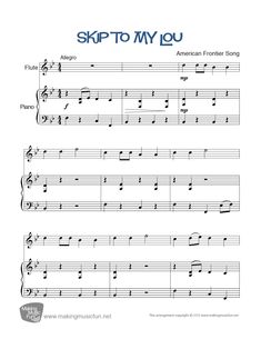 sheet music with the words skip to my you