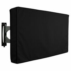 an image of a black screen on the wall for tvs up to 55 inches