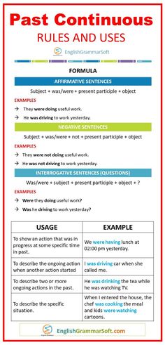 the past continuous tense worksheet is shown in red and blue, with words on it