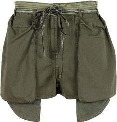 Valentino Tie Waist Shorts Utility Shorts With Belt Loops For Summer, Utility Style Bottoms With Belt Loops And Short Length, Utility Bottoms With Belt Loops And Short Length, Utility Workwear Shorts With Hip Pockets, Utility Style Short Bottoms For Workwear, Summer Utility Shorts With Belt Loops, Belted Short Bottoms For Workwear, Utility High Waist Shorts With Hip Pockets, Utility Style Short Pants With Belt Loops