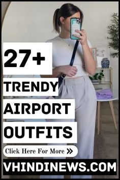 Entdecken Sie 27 trendige Flughafen-Outfits für Frauen, die Komfort und Stil vereinen. Perfekt für lange Flüge und spontane Reisen! #AirportFashion #TravelStyle #ChicOutfits #ComfortableFashion #WomenTravelWear #TravelOutfitInspo #AirportLooks #TravelWardrobe #StylishTravel #TrendyAirportOutfits Plane Outfit Airport Style Comfy, Airport Style Comfy, Plane Outfit Airport Style, Travel Outfit Long Flights, Plane Outfit