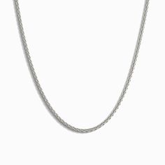 2.5mm. Twisted oval links braided together. Great for layering, wearing alone or layered with a necklace or another chain. Best Gift Cards, Halo Necklace, Feminine Women, Charm Necklace Silver, Moon Necklace, Chains Jewelry, Charm Earrings, A Necklace, Men Necklace