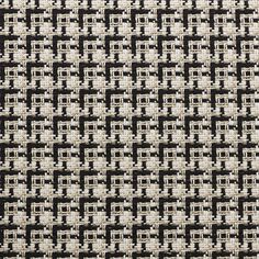 a black and white pattern on fabric