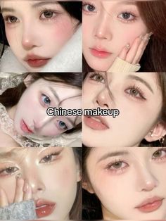 Chinese Drama Makeup, Chinese Makeup Aesthetic, Traditional Chinese Makeup Look, Chinese Style Makeup, Doying China Makeup, Xiao Makeup, Chinese Traditional Makeup, Chinese Makeup Look, Traditional Chinese Makeup