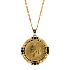 PRICES MAY VARY. ELEGANT & STYLISH LIRE COIN PENDANT - Our Necklace is made of jeweler’s steel and brass metals layered in 24 KT gold and a genuine Italian 20 Lira Coin. Features the face of Miss Italy facing left with wheat sprigs in her hair. It measures 1 1/4" x 1 1/16" x 1/8" and weighs only 2 oz. It has a 1 Year Manufacturer Warranty and comes with a Certificate of Authenticity. HIGH QUALITY & DESIGN - Our Italian Lire Pendant is made of durable jeweler’s metal and is layered in 24 KT gold. Italian Necklace, Bolo Necklace, Coin Pendant Necklace, Italian Jewelry, Coin Jewelry, White Jewelry, Jewelry Online Shopping, Coin Necklace, Coin Pendant