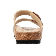 Birkenstock Arizona Shearling-Lined Slide Sandal The classic Birk you know and love, with the same iconic contoured cork footbed that supports the arches of the foot and cradles the heel for all-day comfort. Brown Cork Footbed Sandals With Round Toe, Beige Closed Toe Sandals With Cork-bed Midsoles, Beige Footbed Sandals With Cork-bed Midsoles And Round Toe, Classic Footbed Sandals With Cork-bed Midsoles And Round Toe, Birkenstock Colors, Sand Castle, Birkenstock Arizona, 11 11, Slide Sandals