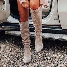 Category:Boots; Upper Materials:Faux Leather; Season:Spring,Fall,Winter; Heel Type:Flat Heel; Gender:Women's; Toe Shape:Round Toe; Type:Knee High Boots; Style:Casual,Comfort,Minimalism; Heel Height(inch):2-3; Outsole Materials:TPR; Occasion:Daily,Outdoor; Closure Type:Zipper; Pattern:Solid Color; Listing Date:09/20/2023; 2024 Trends:Slouchy Boots,Plus Size,Heel Boots; Foot Length:null; Foot Width:null; Size chart date source:Provided by Supplier.; Leg Circumference:null Cuban Heel Boots, Thick Heel Boots, Autumn Boots, Knee High Boots Winter, Elegant Boots, Knee High Boots Flat, Slouchy Boots, Winter Shoes For Women, Boots Cowboy