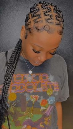 Zig Zag Feed In Braids Cornrows, Long Hair Remedies, Zig Zag Braids, Braids Twist Hairstyles, Frontal Weave, Braiding Hairstyle, Styling Braids, Zig Zag Braid