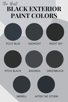 the best black exterior paint colors for your home or office, and it's easy to use