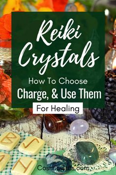 Reiki Crystals: How to Choose, Charge & Use Them for Healing Crystals For Reiki Healers, Reiki With Crystals, Reiki Business Ideas, Reiki Crystals Healing, Reiki Room Ideas, Reiki Principles, Reiki Business, Reiki Room