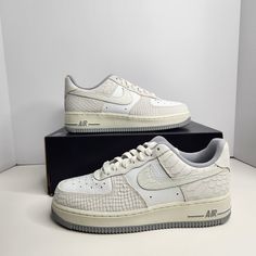 Nike Air Force 1 '07 Size 8 Women Summit White/Summit White-Sail Sku: Dx2678-100 100% Authentic Brand New With Box (Box Has No Lid) Any Questions? Make Sure To Ask Price Firm White Leather Nike Air Force 1 For Streetwear, Cream Custom Sneakers With Textured Sole, Nike Cream Custom Sneakers For Streetwear, White Leather Nike Air Force 1 With Perforations, White Skate Shoes With Textured Sole For Streetwear, Nike Air Force 1 With White Sole And Perforations, Nike Air Force 1 Low-top With Perforations, Nike Air Force 1 With Perforations And Round Toe, Nike Air Force 1 Cream For Streetwear