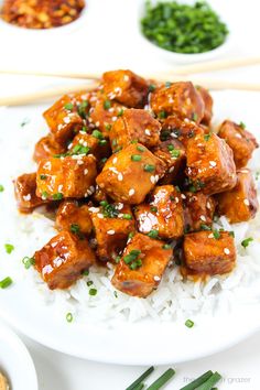 This delicious General Tso Sauce recipe is sweet, savory and rich. It's super easy to make in 10 minutes. Plus you can make it mild or spicy!