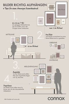 an info poster showing the different types of furniture and decor items that are on display