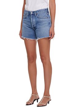 A relaxed, laid-back fit and premium nonstretch denim create plenty of vintage attitude on high-rise shorts finished with ragged raw-edge hems. Style Name:Agolde Parker Distressed Denim Shorts (Skywave). Style Number: 6172688. High Rise Relaxed Fit Shorts With Frayed Hem, High Rise Shorts With Frayed Hem And Relaxed Fit, Relaxed Fit High Rise Shorts With Frayed Hem, Relaxed Fit Jean Shorts With Frayed Hem, High-waisted Shorts Jeans With Frayed Hem, Agolde Long Parker Shorts, Relaxed Fit High-waisted Jean Shorts With Frayed Hem, High-waisted Jean Shorts With Frayed Hem In Relaxed Fit, Relaxed Fit High-waisted Shorts With Frayed Hem