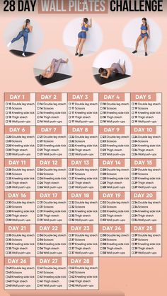 the 25 day wall plate challenge is here to help you get ready for your next workout