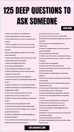 125 Deep Questions to Ask a Guy, Deep Conversation Starters, Hot Seat Questions Questions To Ask Your Best Friend Deep, Get To Know Your Spouse Questions, How Deep Will You Go Questions, What Are The Odds Questions, Deep Questions To Ask A Guy, What Would You Do Questions, What’s Your Favorite Questions, Coke Or Pepsi Questions, Hot Seat Questions For Friends Spicy