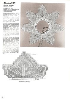 an article about crochet is featured in the magazine's page, with pictures of flowers and leaves