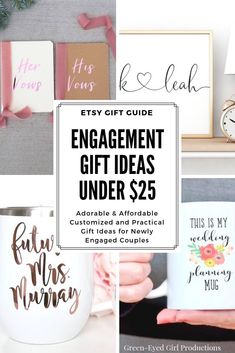 engagement gift ideas under $ 25