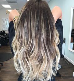 Balyage Long Hair, Balayage Hair Morenas, Brown Hair With Blonde Highlights, Brunette Balayage Hair, Brown Hair Balayage, Balayage Brunette, Brown Blonde Hair, Ombre Hair Color, Dye My Hair