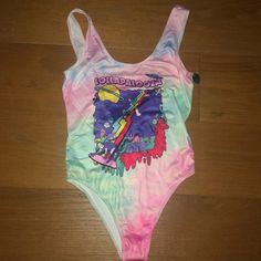 Lollapalooza Tyedye Bodysuit | New With Tags Beautiful Graphic And Pink And Blue Tyedye Size Small Never Worn, Perfect Condition Casual Swimwear For Spring Festivals, Trendy Multicolor Swimwear For Music Festival, Casual Cotton Swimwear For Festivals, Tie Dye Swimwear For Summer Pool Days, Summer Tie Dye Swimwear For Pool, Tie Dye Swimwear For Pool In Summer, Summer Tie-dye Swimwear For Pool, Tie-dye Swimwear For Summer Pool, Trendy Swimwear For Summer Music Festival