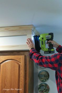 Soffit Ideas, Kitchen Soffit, Update Kitchen Cabinets, Makeover Kitchen, Hacks Kitchen, Pantry Ideas