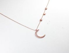 Moon Stars Necklace, CZ moon 1.2.3 stars Necklace,Rose gold CZ moon Jewelry .Rose gold tiny star,ros Celestial Satellite Chain Jewelry As Gift, Celestial Jewelry With Satellite Chain As A Gift, Celestial Jewelry With Satellite Chain For Gifts, Celestial Style Jewelry With Satellite Chain As Gift, Celestial Rose Gold Sterling Silver Necklaces, Celestial Rose Gold Necklace As Gift, Rose Gold Sterling Silver Celestial Necklace, Celestial Rose Gold Round Pendant Necklaces, Celestial Rose Gold Necklace With Moon Phase