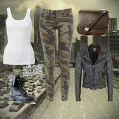 Zombie Apocalypse Clothes, Juri Kuran, Walking Dead Clothes, Rp Outfits, Post Apocalyptic Clothing, Apocalypse Fashion, The Zombie Apocalypse