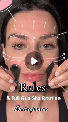 Anti Aging Gua Sha, Gua Sha Technique Beginner, Gua Sha Over 50, Gua Sha For Laugh Lines, Gua Sha Direction, Gua Sha Benefits Facial Massage, Full Gua Sha Routine, Gus Sha Tutorial