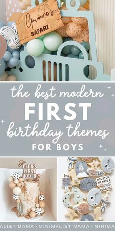 the best modern first birthday themes for boys from mint mama minimalist mamma miama