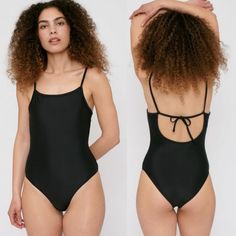 New Organic Basics | Black Re-Swim One Piece Swimsuit *Black *Made From Recycled Plastic From Oceans And Landfills *Adjustable Straps With Self Tie Back Closure *Slightly Curved Neckline *Upf 50+ *Resistant To Sunscreen And Chlorine *Can Also Be Worn As A Bodysuit! *78% Recycled Polyamide, 22% Elastane *Size Small *Brand New Without Tags. Never Worn, But Tags Removed. No Flaws. Underarm To Underarm: Approx 14" Black Bodysuit For Swimming In Summer, Black Summer Bodysuit For Sunbathing, Black Beachwear Bodysuit For Sunbathing, Black One-piece Swimwear For Sunbathing, Black Summer Bodysuit With Adjustable Straps, Black Lined Swimwear For Poolside, Black One-piece Swimwear With Adjustable Straps, Black Beachwear Swimwear For Swimming, Black Beachwear Swimwear