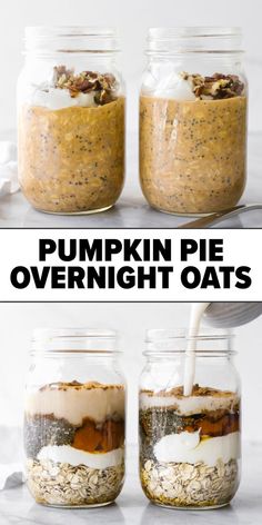 Pumpkin pie overnight oats recipe Pumpkin Pie Overnight Oats Clean Food Crush, Pumpkin Overnight Chia Pudding, Healthy Pumpkin Overnight Oats Recipe, Overnight Oats Recipe Pumpkin, Pumpkin Spice Overnight Oats Almond Milk, Pumpkin Overnight Oats With Chia Seeds, Gluten Free Pumpkin Overnight Oats, Pumpkin Pie Cheesecake Overnight Oats, Vegan Pumpkin Overnight Oats