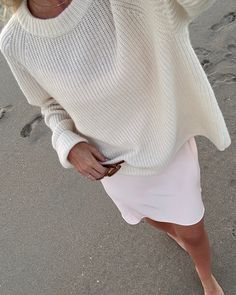 If “let’s go on a sunset sunset beach stroll” was an outfit. This classic fisherman knit sweater is the coastal casual layer we all need. Lightweight 100% organic cotton makes it super soft and the allover rib detail adds nice texture. Throw it over a dress or pair with shorts and slides for a perfectly put-together look. 🐚 Made of 100% organic cotton 🐚 Allover classic fisherman ribbing 🐚 Available in 11 colors 100% Organic Cotton Fisherman Crew Sweater, always fairly priced at $49.90. Fisherman Knit Sweater, Beach Sweater, Coastal Casual, Sunset Beach, Crewneck Sweater, Soft Knits, Crew Neck Sweater, All The Way, A Dress