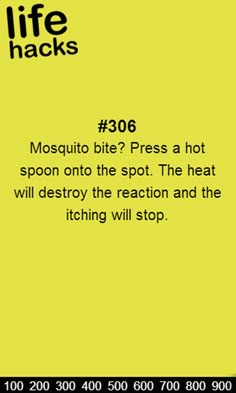 1000 Lifehacks, Hack My Life, 1000 Life Hacks, Mosquito Bite, Vegas Strip, Simple Life Hacks, Diy Life Hacks, Diy Life, Useful Life Hacks