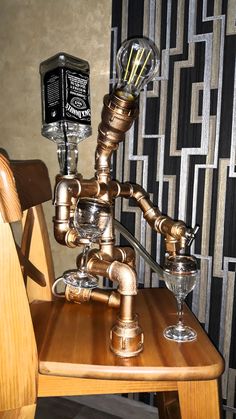 Diy Industrial Lighting, Whiskey Dispenser, Industrial Room, Alcohol Dispenser, Liquor Dispenser, Galvanized Pipe, Beverage Dispenser, Game Props, Pipe Lamp