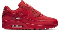 Casual Red Nike Air Max With Air Cushioning, Nike Air Max Grey, Essential Shoes, Red Nike Shoes, Sneaker Closet, Mens Sport Sneakers, Nike Gear, Sneakers Collection, Shoes Sneakers Jordans