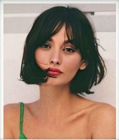 Hair Inspiration Bangs, Kort Bob, Bangs Bob, Bob Hair, Short Hair With Bangs, Cut My Hair, Grunge Hair, Short Bob Hairstyles