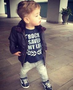 Hipster Baby Names for Boys #rock #tshirt Hipster Baby Names, Baby Mode, Hipster Babies, Baby Swag, Toddler Boy Fashion, Foto Baby, Boys Haircuts, Baby Boy Fashion