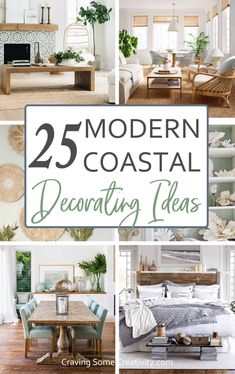 25 modern coastal decorating ideas for the living room and dining room in your home