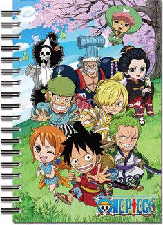 One Piece - Wano Country SD Group Notebook Great Eastern Entertainment Nami Usopp Chopper, Robin Franky, Nami Usopp, Wano Country, Sanji Nami, Disney Dragon, Zoro Sanji, One Piece Crew, The Pirate King