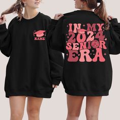 Key Features:In My 2024 Senior Era Sweatshirt, Personalized Graduation Gift, Custom Graduation Shirt, Customized Graduation Gift, Senior 2024 Sweatshirt | HOW TO ORDER? || It's easy to place an order! Please check the theme, color, and size of all images in this listing. - From the drop-down menus, choose the size and color. - For personalization, fill in the blank box with your design color. Please look at the photos in this listing to see what colors are available. (Example: Design Color White Senior Sweatshirts Ideas, Senior Era, Senior Jeans, Senior Things, Custom Graduation Gift, Graduation Shirt, Cute Themes, Fill In The Blank, Graduation Shirts