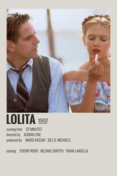 the movie poster for lollita starring actors