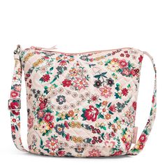 Vera Bradley Bucket Crossbody Prairie Paisley Hipster Bag, Bucket Purse, Pastel Plaid, Crossbody Bag Women, Fabric Bags, Cotton Bag, Recycled Cotton, Purse Wallet, Cross Body Handbags