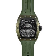 Case Diameter: 42.5 mmx49.6 mm Glass Feature: Mineral Photochromic Style: Sports Watches Case Color: Green Strap: Silicone Color: Green Water Resistance: 3 ATM Wear-resistant Chronograph Watch With Round Dial For Outdoor, Outdoor Wear-resistant Watch With Round Dial, Outdoor Watches With Rectangular Dial, Sports Watches With Subdials And Round Dial, Modern Analog Watches For Outdoor, Green Chronograph Watch With Rectangular Dial, Analog Sports Watches, Automatic Watches With Rectangular Dial For Outdoor, Automatic Chronograph Sports Watch With Round Dial