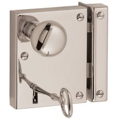 an image of a door handle and latch