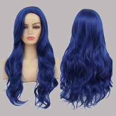 - New With Tags - Long, Wavy Royal Blue Wig - Hairnet Included Royal Blue Wig, Blue Wig, Wig Color, Royal Blue, Wigs, Color Blue, Hair Accessories, Women Accessories, Tags