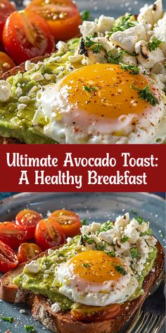 the ultimate avocado toast recipe with eggs and tomatoes