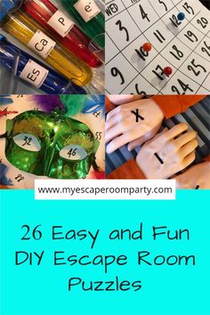 an easy and fun diy escape room puzzle for kids to play with the numbers