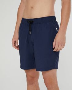 Cut with more length than Charles 5", the 7" still maintains the same refinement in its tailoring inspired by traditional swimwear. Quick-dry fabric makes it easy to wear after your swim — all you'll need is a simple shirt. Solid Swim Trunks With Built-in Shorts Relaxed Fit, Swim Trunks With Built-in Shorts Relaxed Fit, Solid 4-way Stretch Swim Trunks With Elastic Waistband, Solid Swim Trunks With Elastic Waistband And 4-way Stretch, Relaxed Fit Beachwear Swimwear, Solid Color Swim Trunks With Short Inseam, Solid Swim Trunks With Short Inseam, Solid Color Swimwear With Short Inseam, Solid Color Short Inseam Swim Trunks