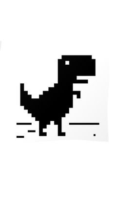 a black and white image of a dinosaur